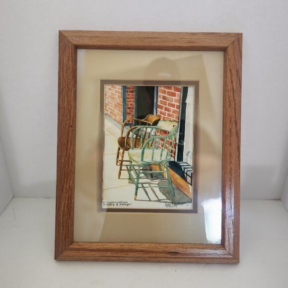 Mim Meakin Signed water color